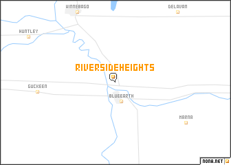 map of Riverside Heights