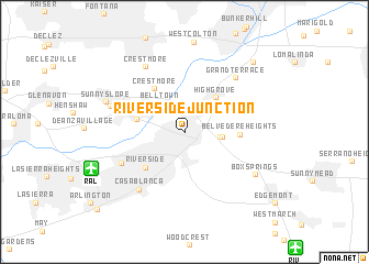 map of Riverside Junction