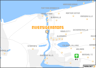 map of Riverside Manors