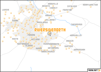 map of Riverside North