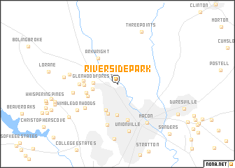 map of Riverside Park