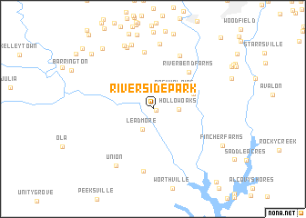 map of Riverside Park