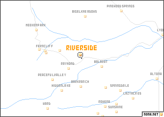 map of Riverside