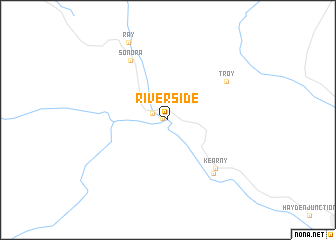 map of Riverside