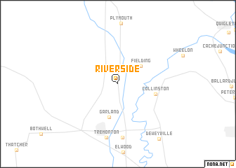 map of Riverside