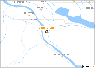 map of Riverside