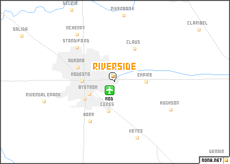 map of Riverside