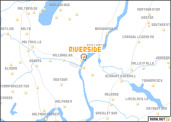 map of Riverside