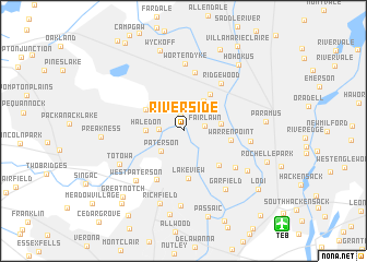 map of Riverside