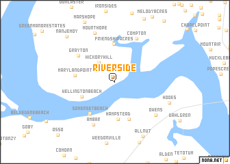 map of Riverside