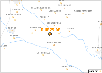 map of Riverside