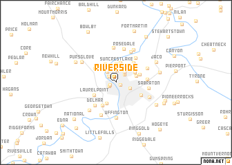 map of Riverside