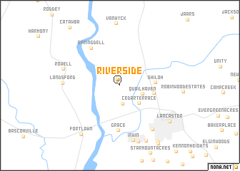 map of Riverside