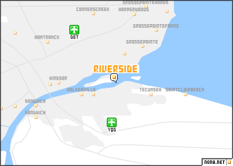 map of Riverside