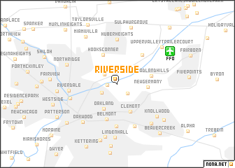 map of Riverside