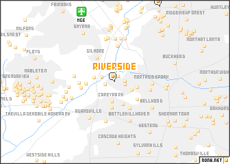 map of Riverside