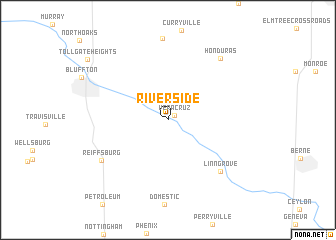 map of Riverside