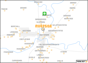 map of Riverside