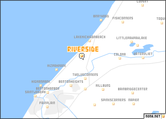 map of Riverside