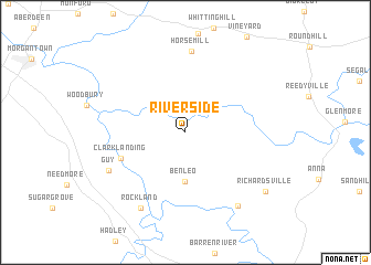 map of Riverside