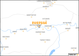 map of Riverside