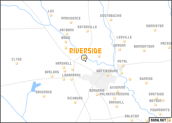 map of Riverside