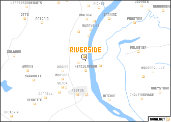 map of Riverside
