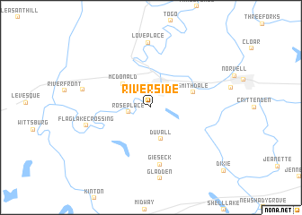 map of Riverside