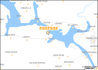 map of Riverside