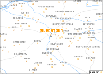 map of Riverstown