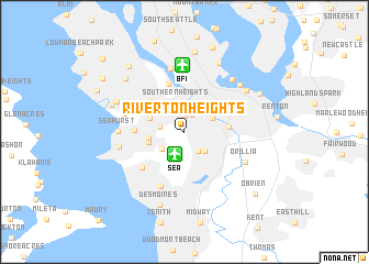 map of Riverton Heights