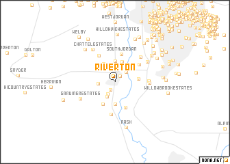 map of Riverton