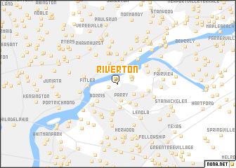 map of Riverton