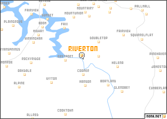 map of Riverton