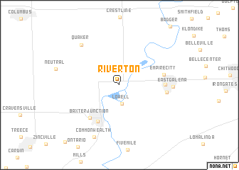 map of Riverton