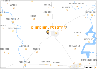 map of Riverview Estates