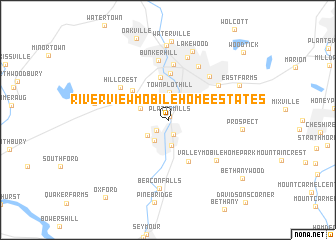 map of Riverview Mobile Home Estates