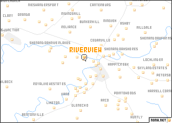 map of River View