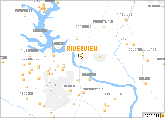 map of Riverview