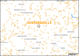 map of River Wood Hills