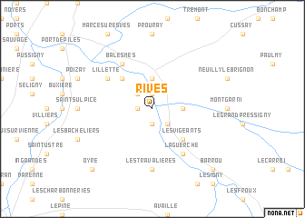 map of Rives