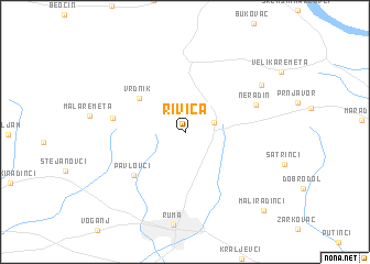 map of Rivica