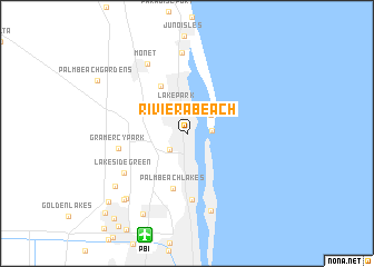 map of Riviera Beach