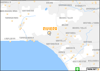 map of Riviera