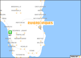 map of Rivière Ciriques