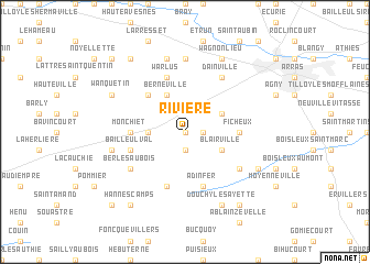 map of Rivière