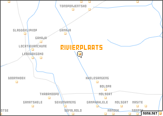 map of Rivierplaats