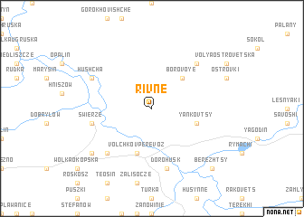 map of Rivne