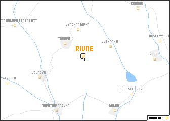 map of Rivne