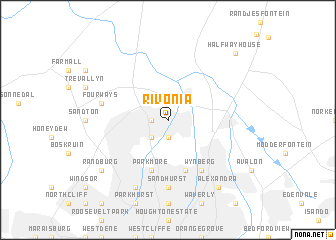 map of Rivonia